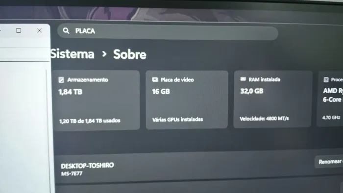 Placa de video 5060TI 16GB