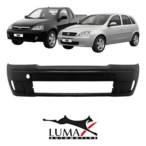 Parachoque Dianteiro Corsa Montana Sport 2008 A 2012 Preto