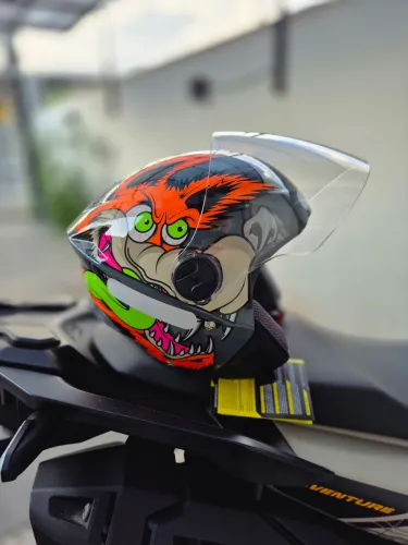 Capacete aberto coyote