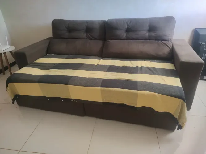 Sofá Retrátil e Reclinável - Confortável e Estrutura Excelente