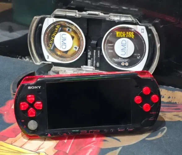 Console PSP Edição God of War Ghost of Sparta Desbloqueado