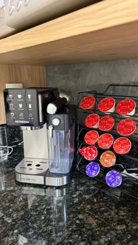 Cafeteira Mondial Dolce Latte 20 Bar + Adaptadores Dolce Gusto e Nespresso