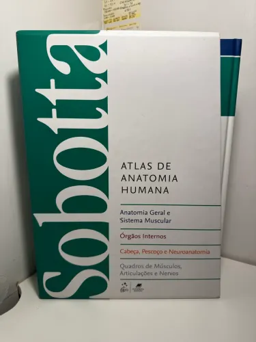 Sobotta Atlas de Anatomia Humana 3 volumes 