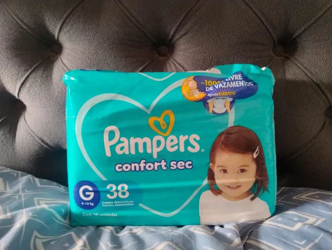Fralda Pampers Confort Sec G