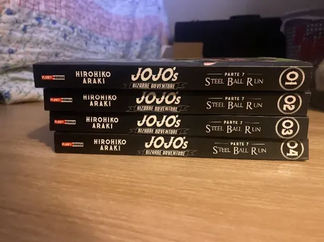 Mangás 1 ao 4 Steel Ball Run