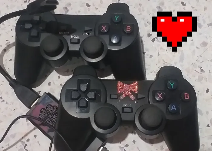 Game Stick 4K + 2 Controles Sem Fio - Usado Funcionando