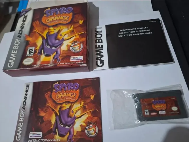 spyro orange gba 100% original game boy advance<br>R$ 170,00