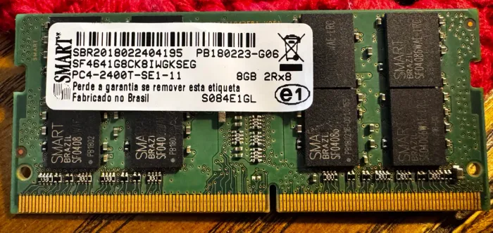 Memória DDR4 8Gb 2400
