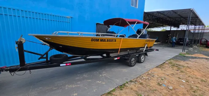 Vendo lancha barco 6x1.60 motor 75 mercury
