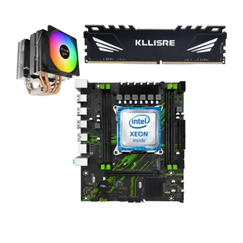 kit Gamer Placa PR9 + Xeon 2650 + 8G Ram DDR4 + Cooler Kit Upgrade Pc Gamer