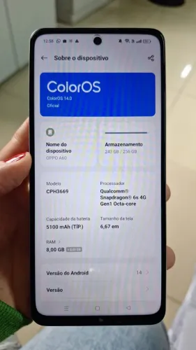 celular OPPO A60 - 1 ANO DE USO
