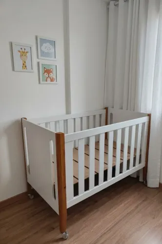 Berço Abracasa 3 em 1 (Mini Berço + Berço Americano + Cama)