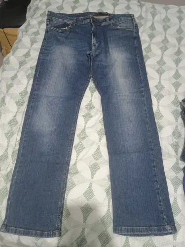 Calça jeans masculina reta 48