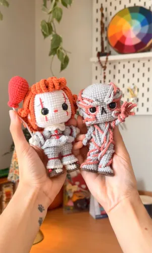 Pennywise It A Coisa Vecna Stranger Things Amigurumi Boneco Funko Geek  Terror Presente