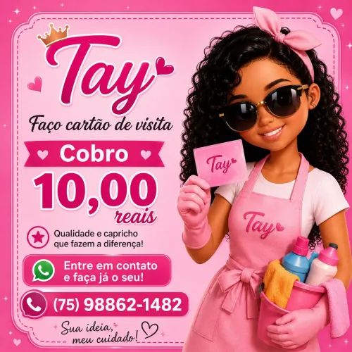 Faço cartão de visita 