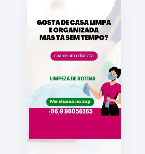 DIARISTA LIMPEZA DE MANUTENÇÃO