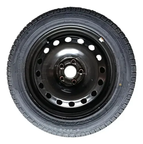Roda Estepe Pneu Pirelli 195/55 Aro 15 5x100mm Spacefox 2012 Preta