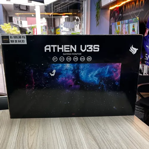 LOJA FÍSICA. MONITOR GAMER ATHEN V3S 27 POLEGADAS. Retire Hoje!