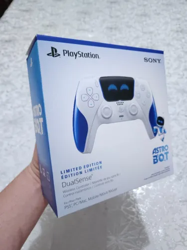 Controle PS5 Dualsense Edição Limitada ASTRO BOT Joyfull