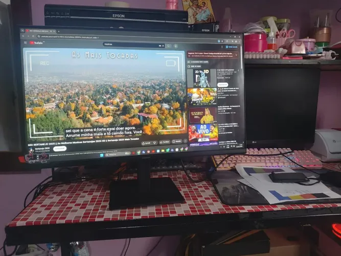 Monitor gamer 27 polegadas ótima imagens e qualidade