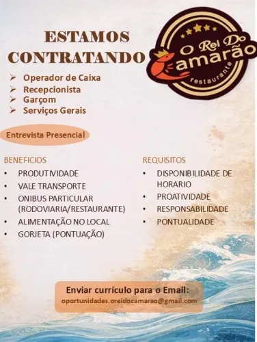 VAGAS DE EMPREGO