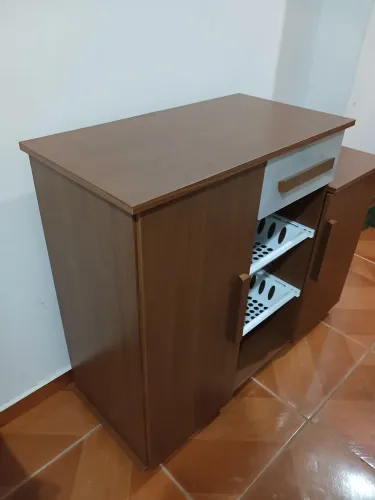 Móvel armário cozinha com fruteira seminovo