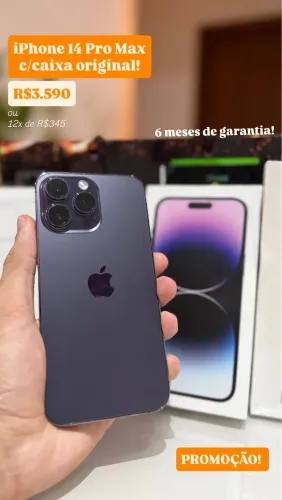 iPhone 14 Pro Max + Garantia + Brindes