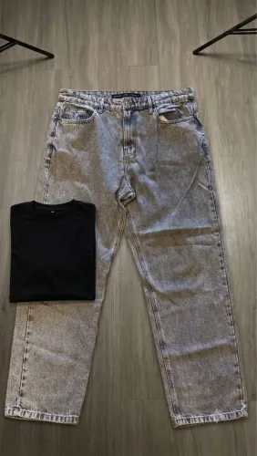 Calça Baggy cinza nova!