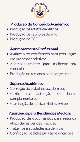 Serviços Acadêmicos Artigos, TCCs, artigo científico, faculdade, universidade