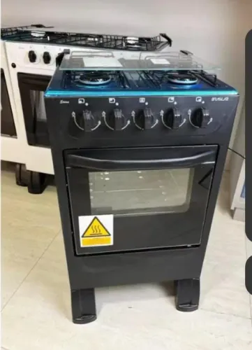 Fogão 4 Bocas Preto / Novo na Caixa