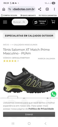 TÊNIS MASCULINO SALOMON