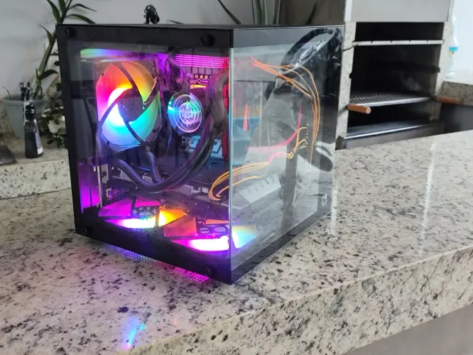Pc gamer rtx 2060, 32gb ram ddr4, 1tb SSD, Fonte selo bronze 80 plus 500w, water cooler...