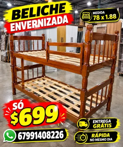 Beliche envernizada