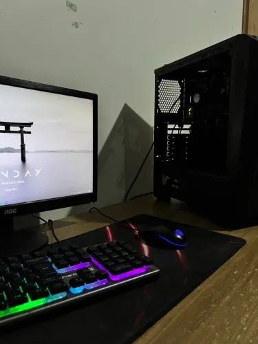 PC Gamer + Setup Completo | Monitor AOC + Teclado e Mouse Fortrek G