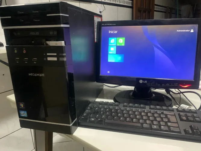 Computador completo funcionando 
