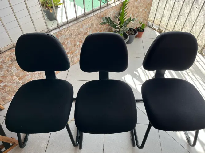 Kit 3 cadeiras (soltas) Flexform em estado de novas