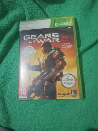 Jogo Gear of war 2 original completo Xbox 360 semi novo
