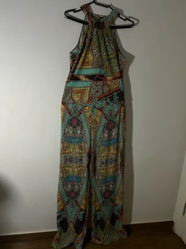 macacão estampado