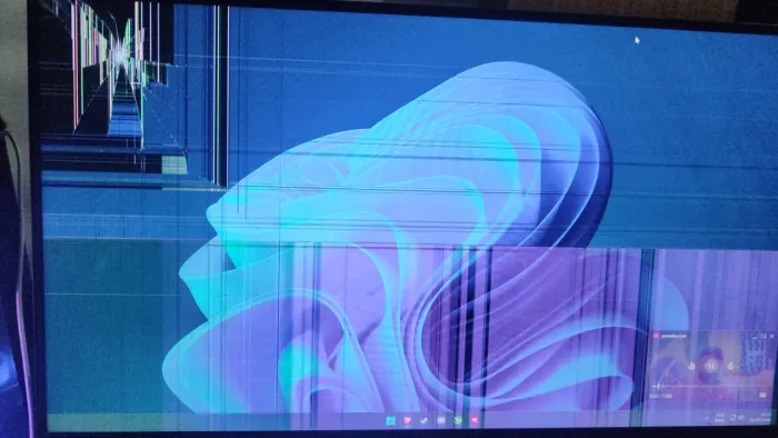 Monitor Aoc 100hz com defeito