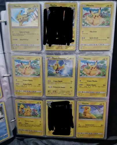 7 Cartas do Pikachu - Cartas Valiosas
