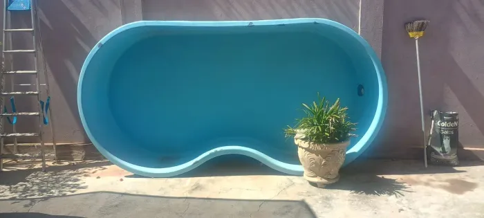 Piscina fibra feijão 