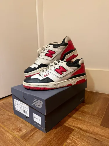 Tênis New Balance 550 tam 42 vermelho preto branco bb550