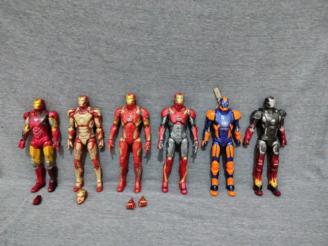 Coleção Bonecos homem de ferro escala 1/12