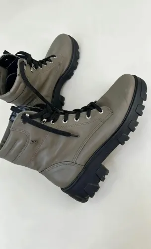 Bota tratorada, feminina verde oliva, número 38