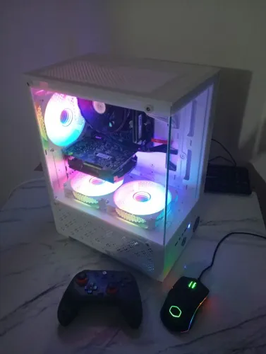 Pc gamer intel 3470 16gb placa de video rx550 4gb