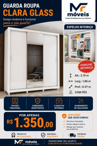 Guarda roupa direto da fábrica apartir 800,00