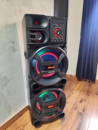 Caixa de Som Paredão Amvox 1500 RMS 12 polegadas 