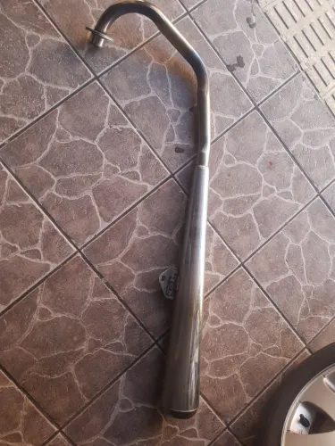 Escapamento para cg 150 com bacalhau.