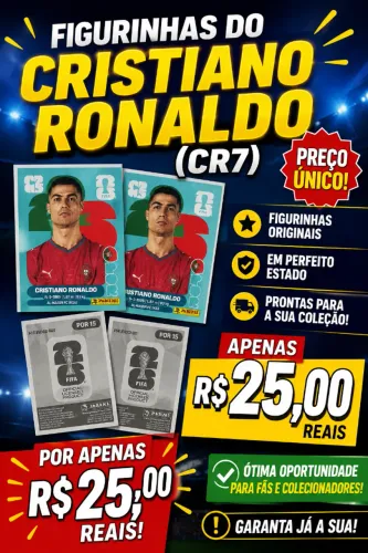 Figurinha do Cristiano Ronaldo (CR7)