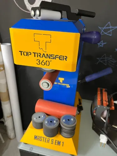 maquina top transfer 360 giro 8 em 1 + insumos de impressão perfeito estado